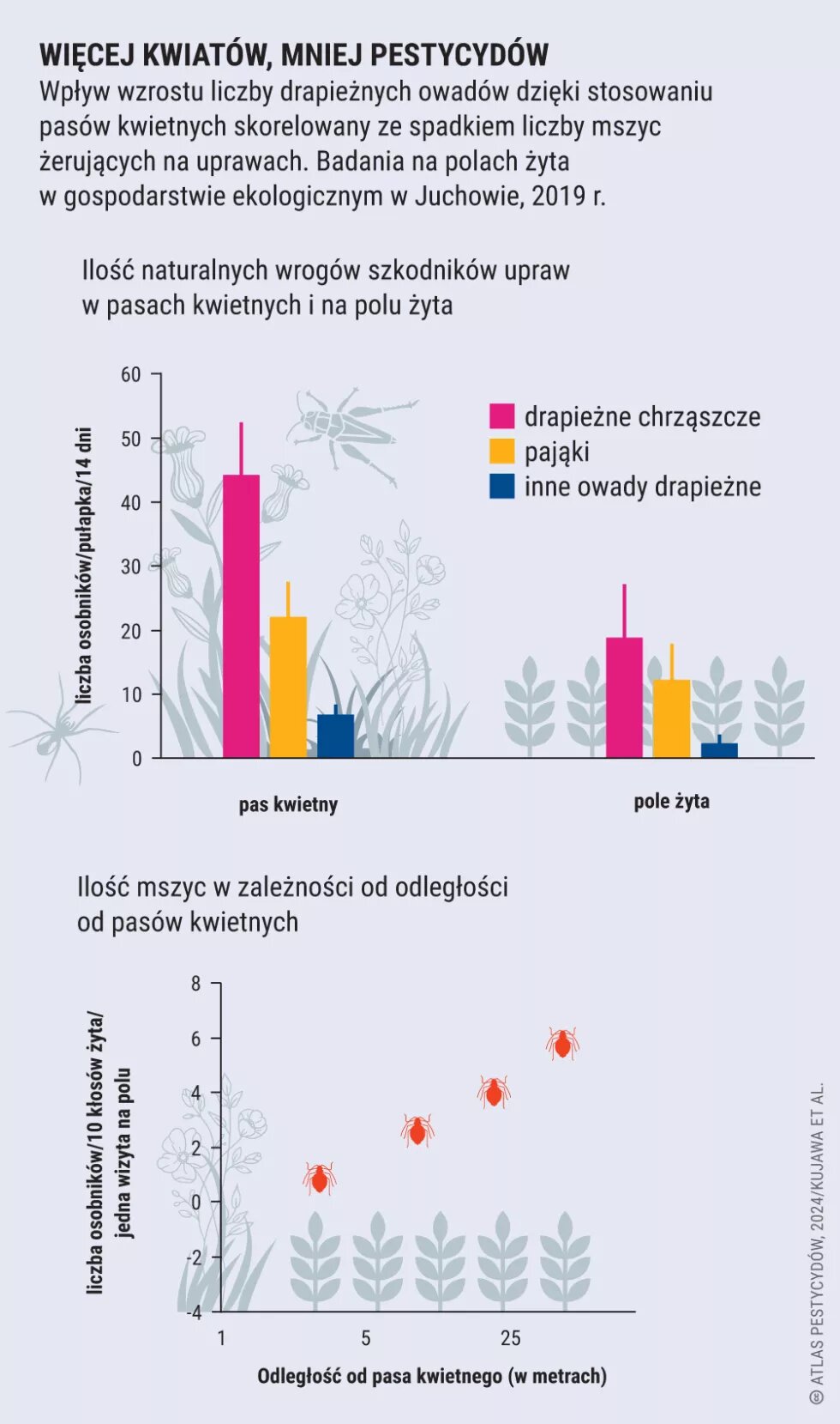 Więcej kwiatów mniej pestycydów