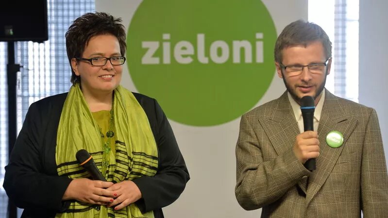 Agnieszka Grzybek i Adam Ostolski na Kongresie Zielonych