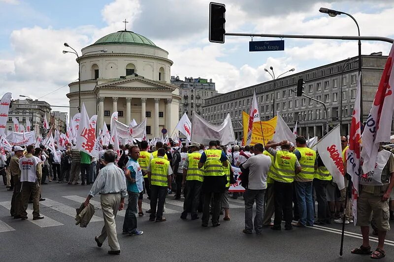 Polish unions - strike