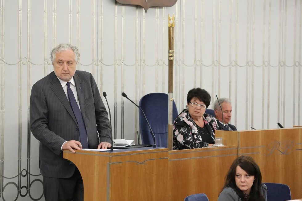 76. posiedzenie Senatu Rzeczypospolitej Polskiej Andrzej Rzepliński ist der bisherige Präsident am polnischen Verfassungsgerichtshof