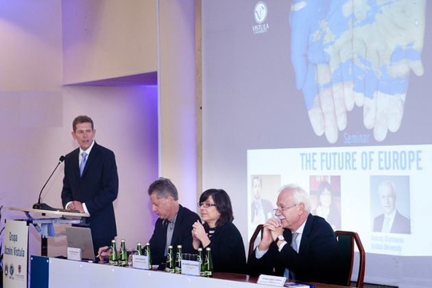 Seminar "Future of Europe". Nowak, Moravcsik, Subacchi, Olechowski Seminar "Future of Europe". Nowak, Moravcsik, Subacchi, Olechowski