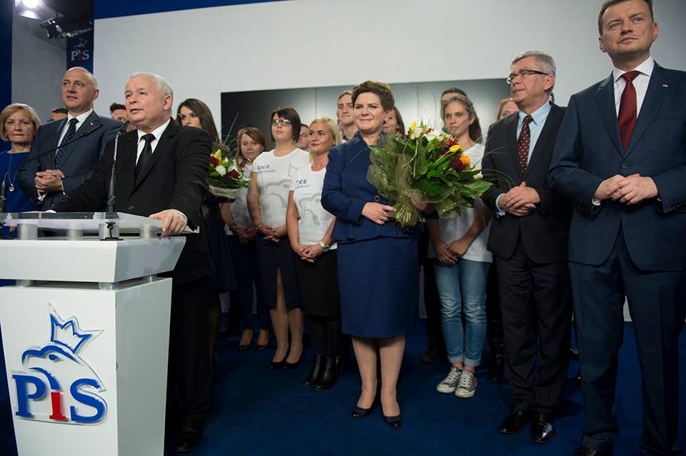 Election night of the party Prawo i Sprawiedliwość Election night of the party Prawo i Sprawiedliwość