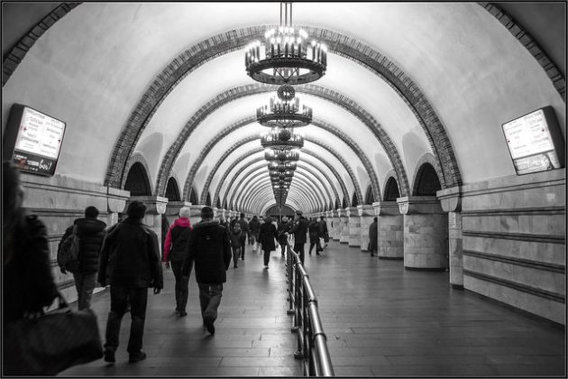 Metro station in Kiev, Zoloti Vorota Metro station in Kiev, Zoloti Vorota